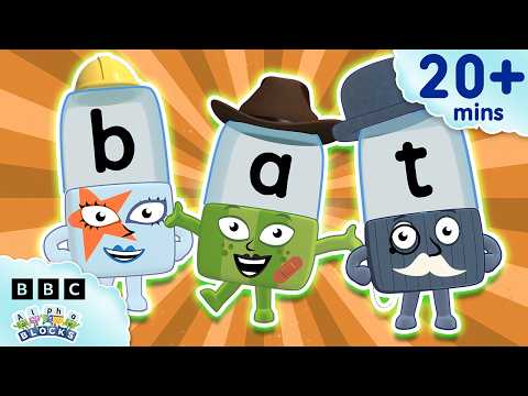 Cùng học các từ CVC chủ đề Halloween | Phim hoạt hình Halloween | Học đọc và đánh vần cho trẻ em | Alphablocks (Let's Learn Halloween CVC Words | Halloween Cartoons | Learn to Read & Spell for Kids | Alphablocks)
