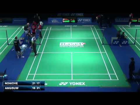 R16 - MD - B.Angriawan / R.K.Suwardi vs N. Nohr / N.Overgaard - 2014 Swiss Badminton Open