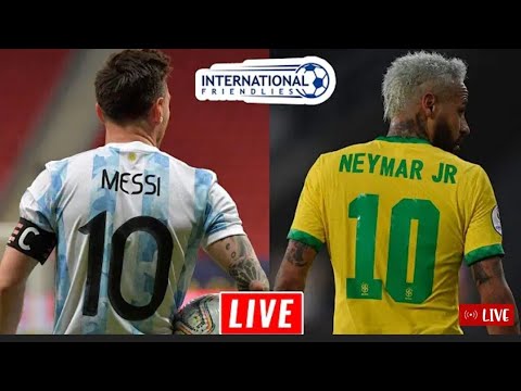 Brazil vs Argentina | International Friendlies | Live Match Today 2022 🎮PES21 Gameplay