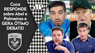 ‘Gente, isso que o Cuca falou do Palmeiras e do Abel Ferreira foi…’; olha esse debate