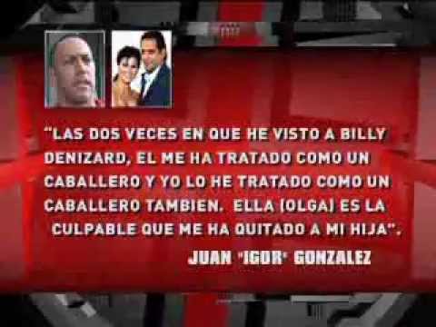 SuperXclusivo 5/18/12 - Juan Igor González culpa a Olga Tañon de quitarle a su hija