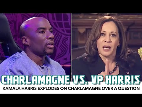 Kamala Harris Explodes On Charlamagne Over A Legitimate Question