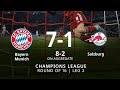Bayern Munich vs Salzburg 7-1 Highlights | Champions League - 2022 Lewandowski & Serge Gnabry Goals