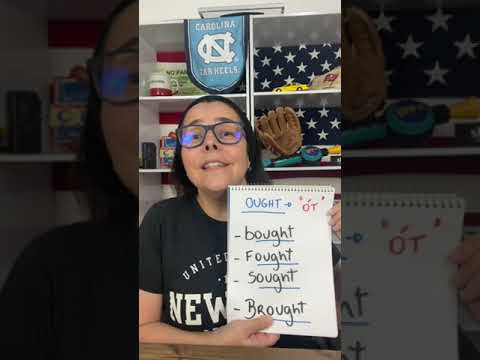 A pronúncia dos seus sonhos em inglês com esta simples técnica. OUGHT