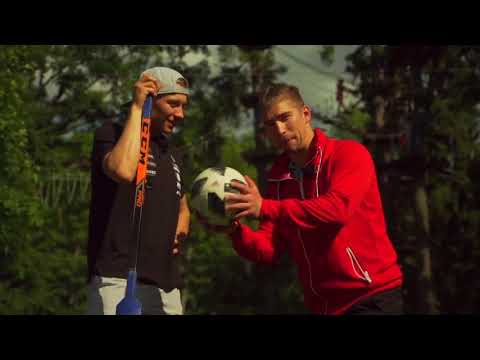 Lassi Hurskainen kikkailee Seikkailupuisto HugoPark Aulangolla