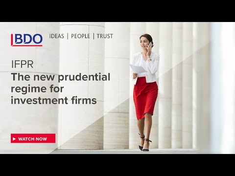 IFPR – the new prudential regime for investment firms | Webinar