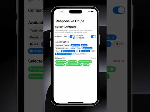 SwiftUI Responsive Chip Layout 💡