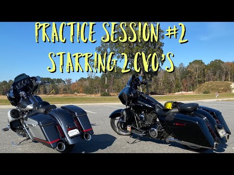 Practice Session #2 - Two CVO's - Advanced Slow Speed Motorcycle Riding Skills