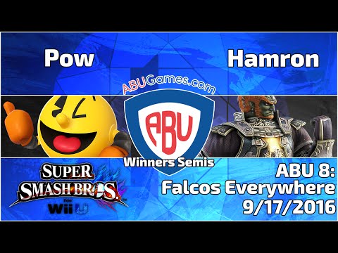ABU Monthly 8: Pow (Pacman) vs. Hamron (Ganon) - Smash 4 Winners Semis