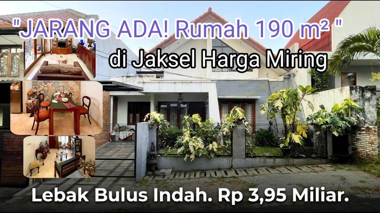 Lebak Bulus Indah, a Livable House for Sale, Rarely Available