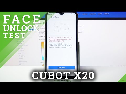 Add Face Unlock Method - CUBOT X20 & Security Settings