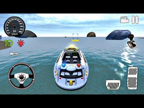 American Boat Coast Lifeguard Rescue Game Simulator 2022. Android Gameplay