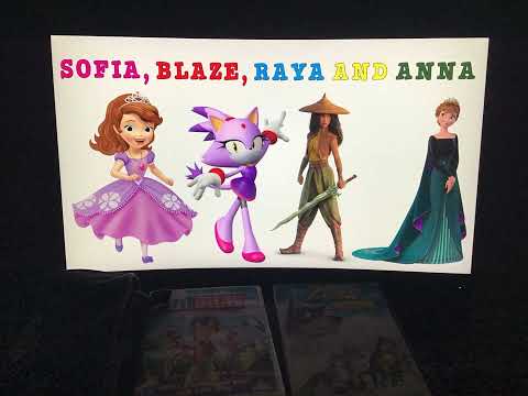 Princess Sofia Blaze Raya And Queen Anna