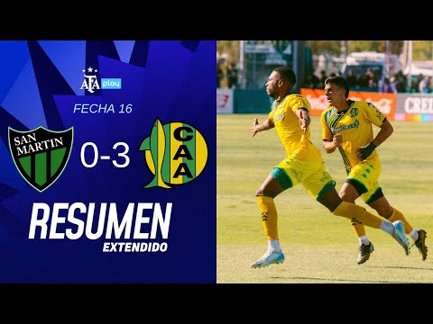 San Martín San Juan 0 vs 3 Aldosivi | #TorneoApertura2025 | Resumen Extendido | Fecha 16