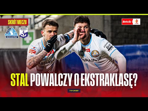 SKRÓT: STAL RZESZÓW – KOTWICA KOŁOBRZEG. STAL CHĘTNA NA AWANS? | BETCLIC 1 LIGA