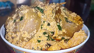 HOW TO COOK A PERFECT LUMPY EGUSI SOUP||my mom