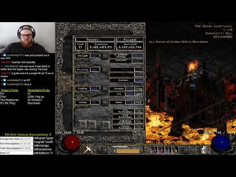 Diablo 2 - Insane 40/15 Jewel Drop While Talking About It