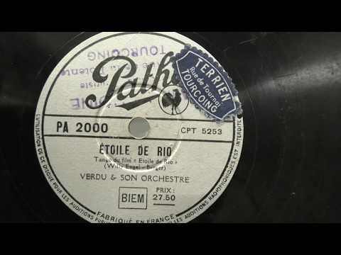 Verdu et son orchestre: Etoile de Rio. (1940).