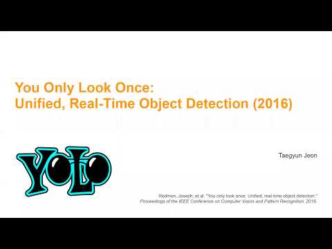 PR-016: You only look once: Unified, real-time object detection