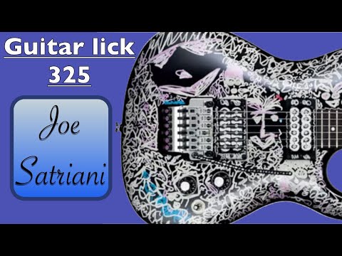 Joe Satriani Lick from Always With Me Always With You - Lick Friday Week 325