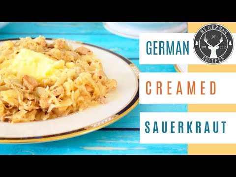 Creamed Sauerkraut - The Best Sauerkraut Recipe ✪ MyGerman.Recipes