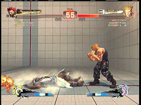 SSFIVAE: Akuma (Ndsg) vs. Guile (ACE R I RI N)  SD