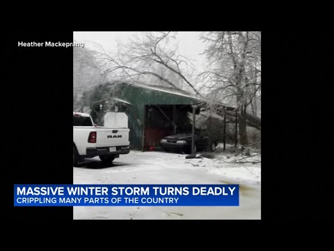 At least 29 dead across the US following winter storm