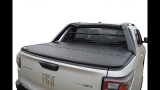 Video de Tapa Rígida Plegable Top Tiger para Fiat Strada Doble Cabina 2021+ | Con Luz LED y Divisor de Caja