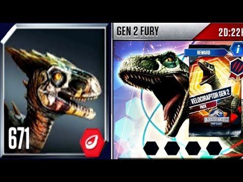 NEW VELOCIRAPTOR GEN 2 FURY EVENT (JURASSIC WORLD)