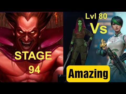 WBL Mephisto Stage 94 |  Lvl 80 Gamora vs Shadow Shell - Marvel Future Fight