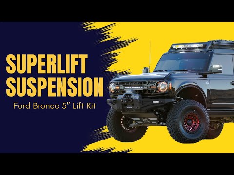 Ford Bronco - Superlift Suspension 5” Lift Kit installed by @rogue.offroad