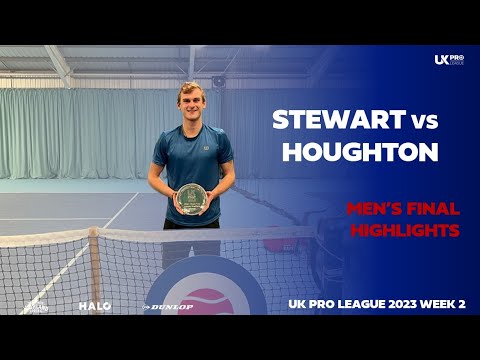Newcomer Hamish Stewart wins the Men's Final against George Houghton 1-6 6-2 10-6