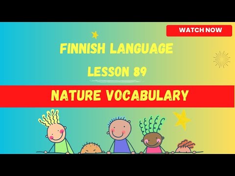 Nature Vocabulary | Finnish language lesson for beginners |Finnish language| Finnish | Finland|2023