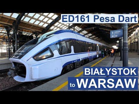 Pesa Dart First-Class Experience: Białystok to Warsaw with PKP Intercity onboard Polish-Built Train