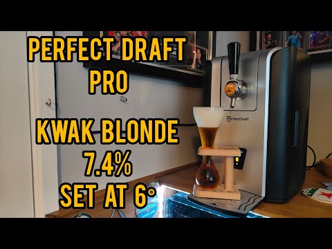 Kwak blonde 7.4% - Perfect draft pro / Philips perfect draft - review No. 1110