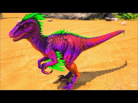 Baby Zilla Raptor In Trouble Defenseless, Fate Had No Mercy! Ark Dino Evolved (PT/BR)
