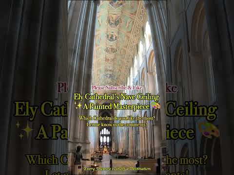 Ely Cathedral’s Nave Ceiling | Masterpiece of Medieval Art #elycathedral #ely #england #uk #travel
