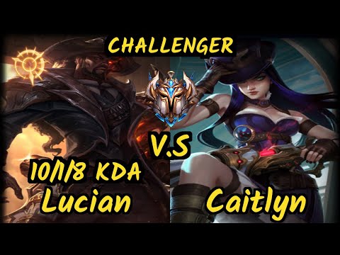 FLY Wildturtle (LUCIAN) vs CAITLYN - 10/1/8 KDA BOTTOM ADC CHALLENGER GAMEPLAY - NA