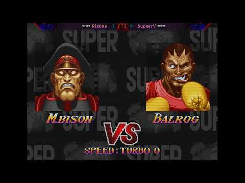 Riz0ne [Dictator] vs. SuperrV [Boxer] - FT2 - Super Street Fighter II Turbo: New Legacy v0.5