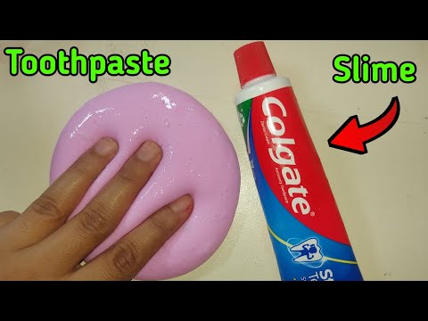 Colgate Toothpaste Slime ASMR l How to make slime with Colgate Toothpaste l Slime With Toothpaste