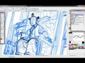 Genghis Khan - comic book page process 