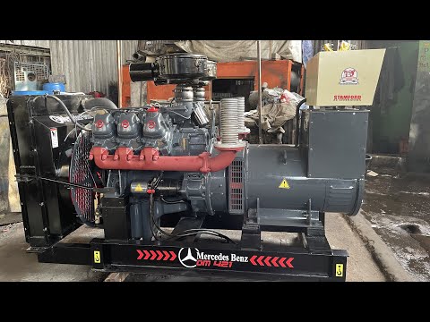 Mercedes Benz OM421 diesel generators 110 KW load testing good job 👍🏻