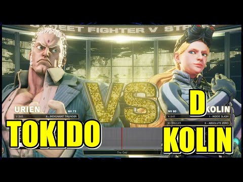 TOKIDO (URIEN) vs D_KOLIN (KOLIN) - street fighter 5 champion edition online matches