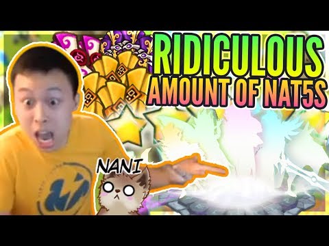 Accounts CANT Handle The Rates! TOO Many NAT 5s! - LD NAT 5s in 808! Lightnings OP! - Summoners War