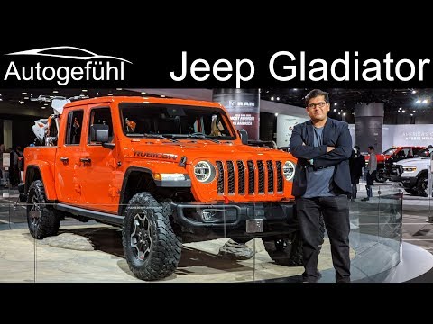 Jeep Wrangler JL Rubicon vs Jeep Gladiator Pickup comparison - Autogefühl
