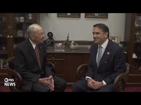 WATCH: Sen. Grassley meets with Trump AG pick Blanche ahead of confirmation hearing