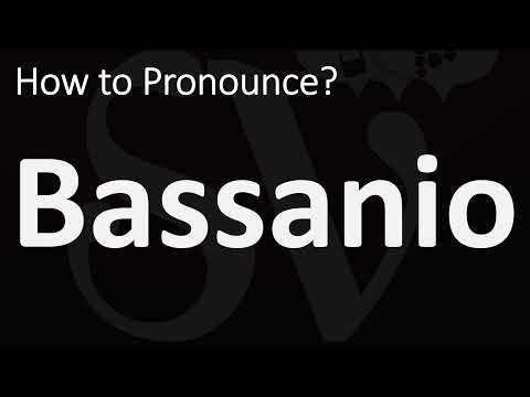 How to Pronounce Bassanio? (CORRECTLY)