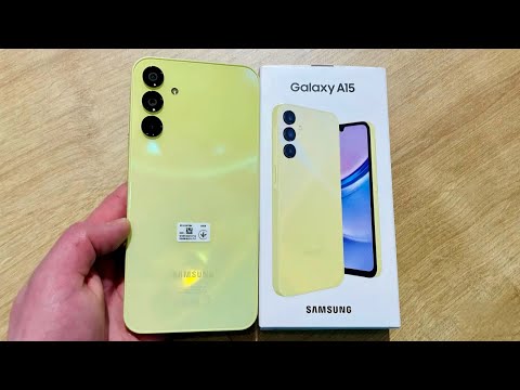 Samsung Galaxy A15 (A155) Yellow Unboxing !