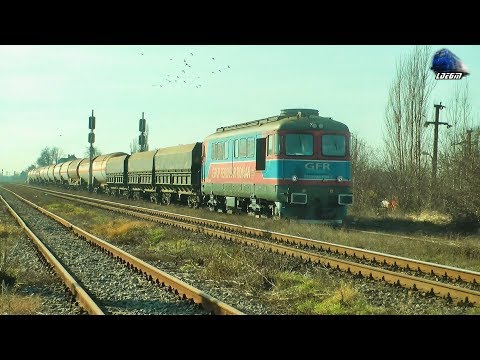 060-DA1 62-1548-2 & Marfar GFR Freight Train in Gara Oradea Vest Station - 26 January 2018