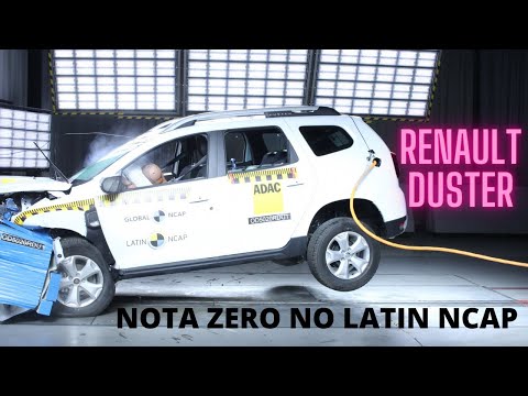 RENAULT DUSTER TIRA NOTA ZERO EM NOVO TESTE DO LATIN NCAP